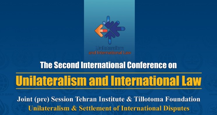 Unilateralism and settlement of international disputes
